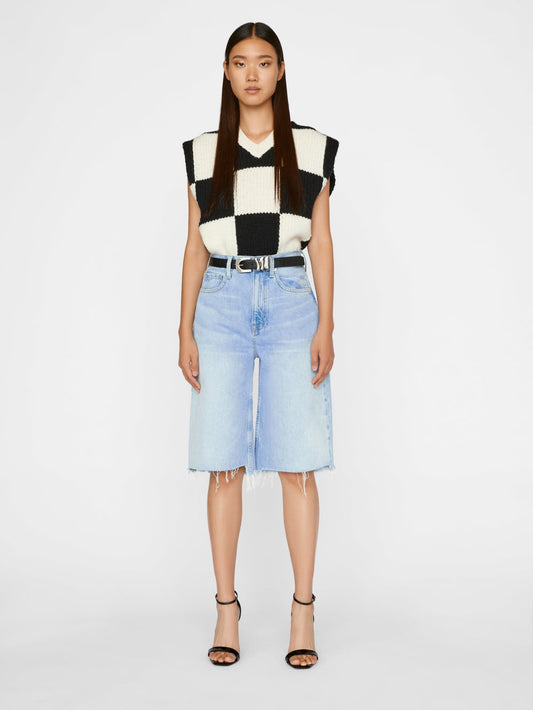 High Rise Wide leg Bermuda