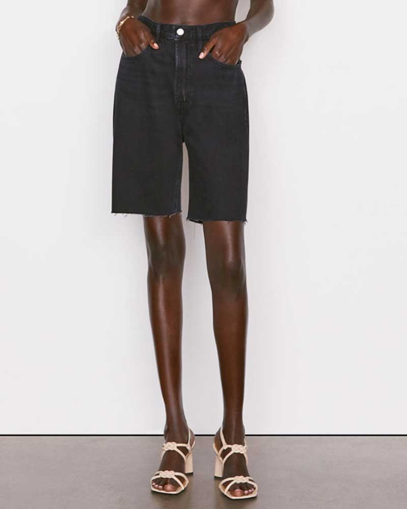 High Rise Bermuda Raw After Inkwell