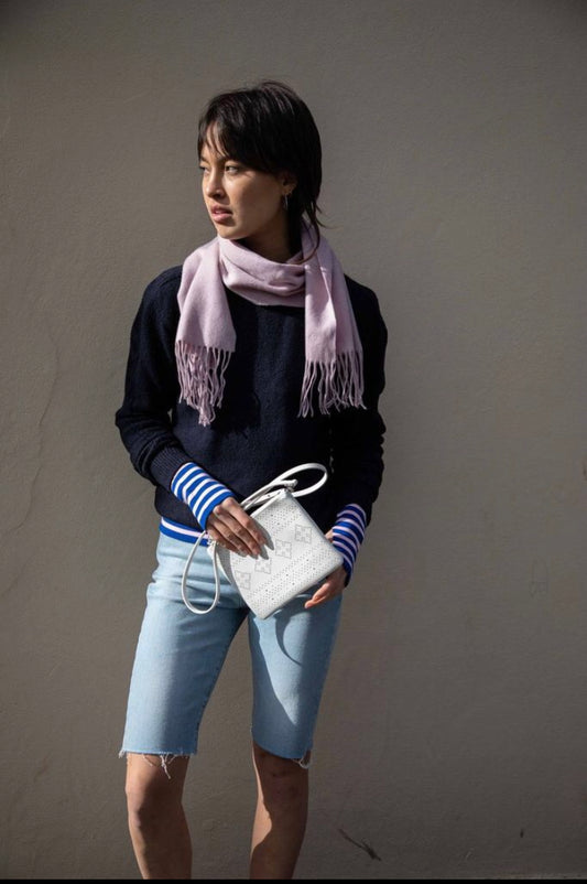 Evi Purse Side Body Bag White