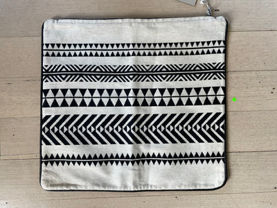 Black + White patterned Cushion Case
