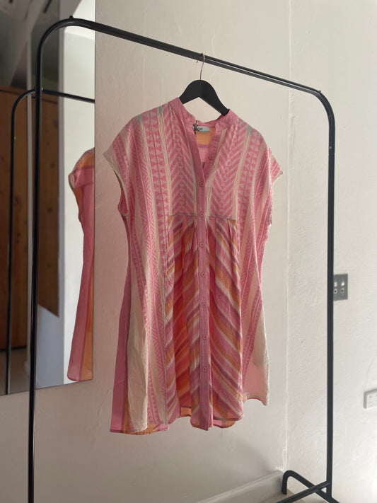 Pink/Orange Short Dress - size S