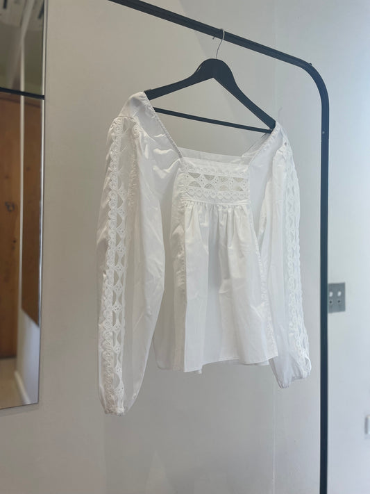 White Blouse - size S