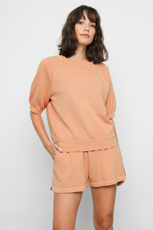 Lia Sweat Top - Apricot - size S