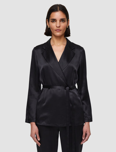 Joubert Silk Jacket Black