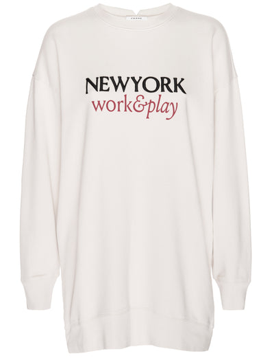Work & Play Sweatshirt Whisper White