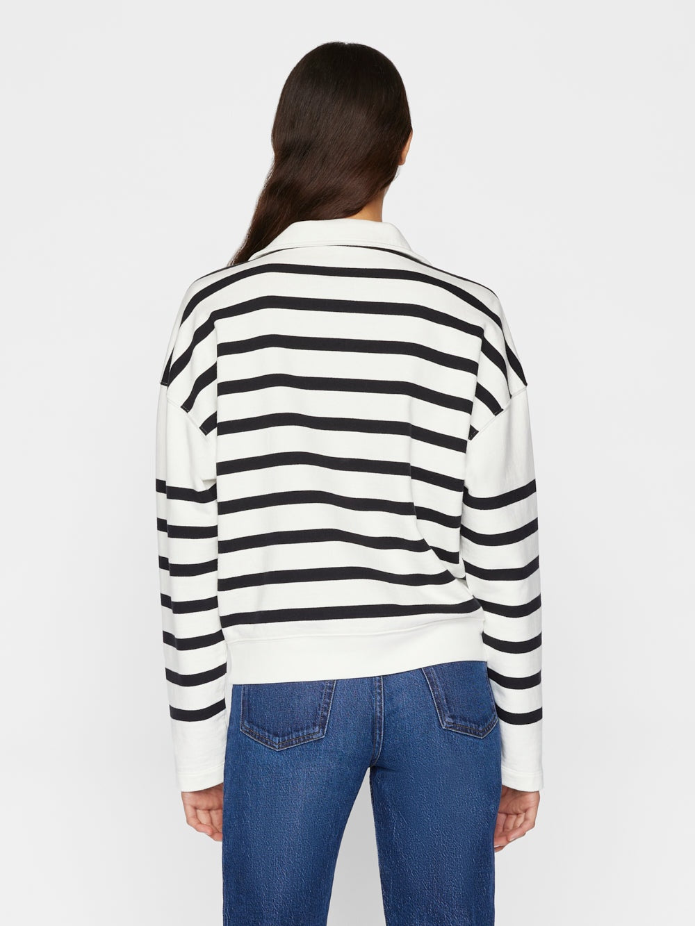 Half Zip Pullover Off White