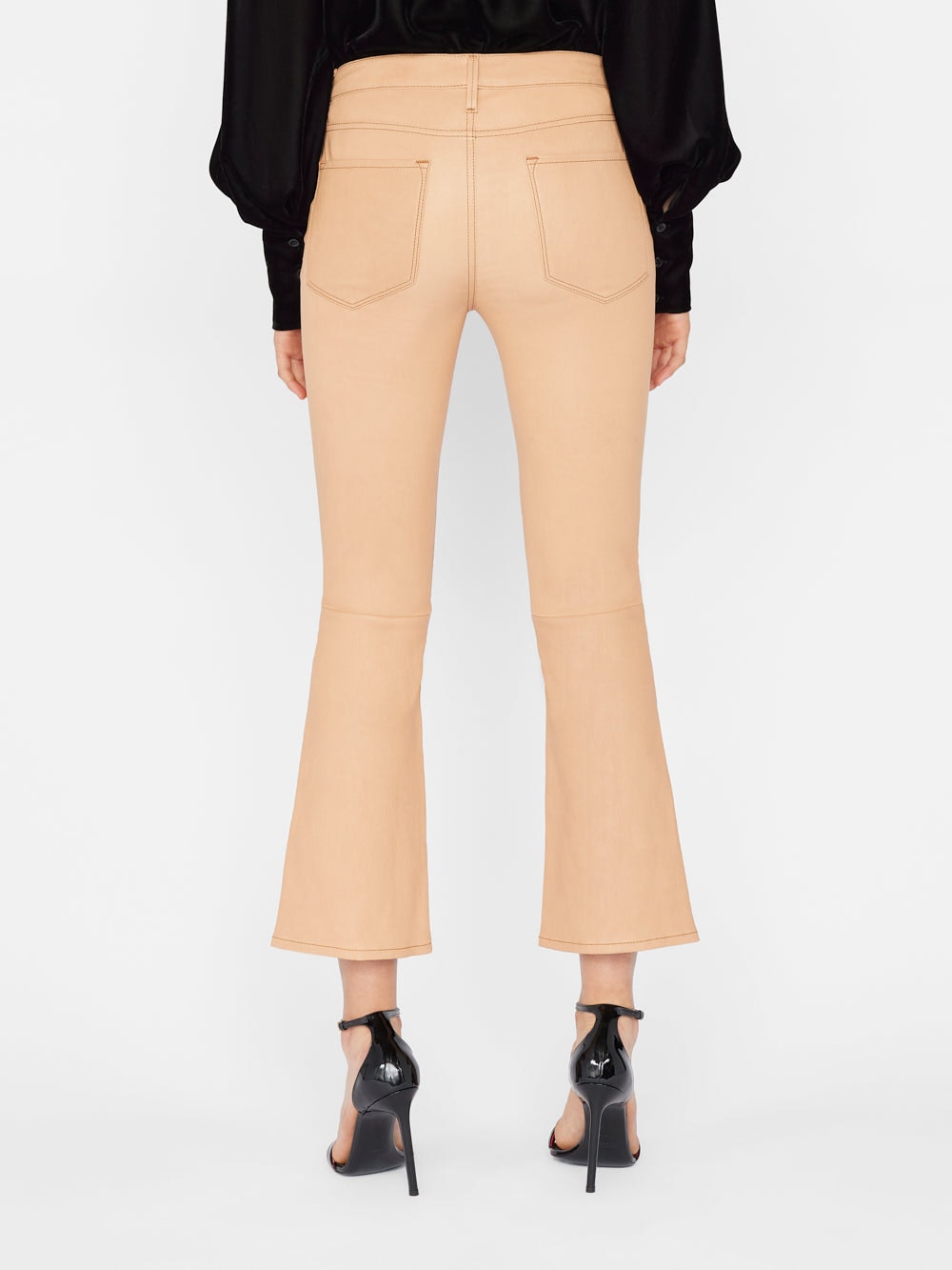 Frame le crop mini boot online leather