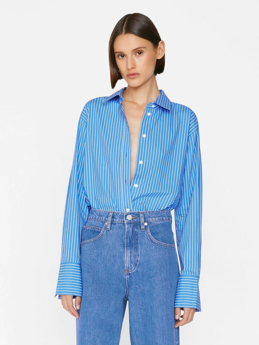 The Oversized Shirt _ Cornflower