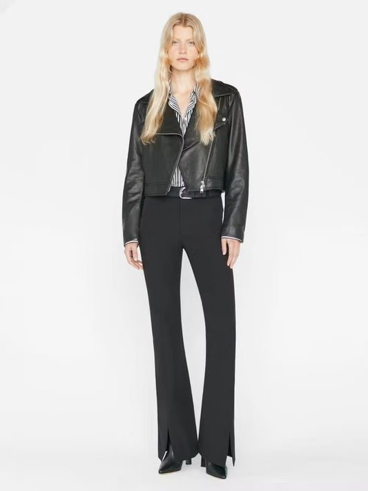 Le High Flare Split Front trouser