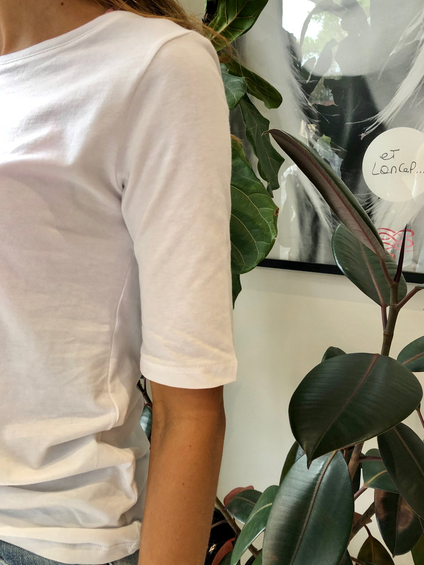 Slim Sleeve to Elbow Tee