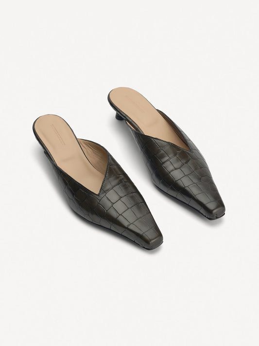 Micea Mules Dusty Brown