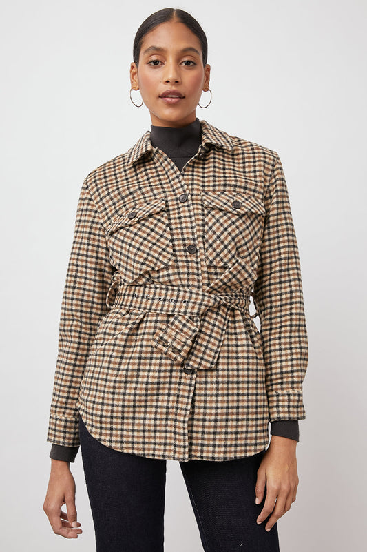 Rhodes Ochre Sand Mocha Jacket