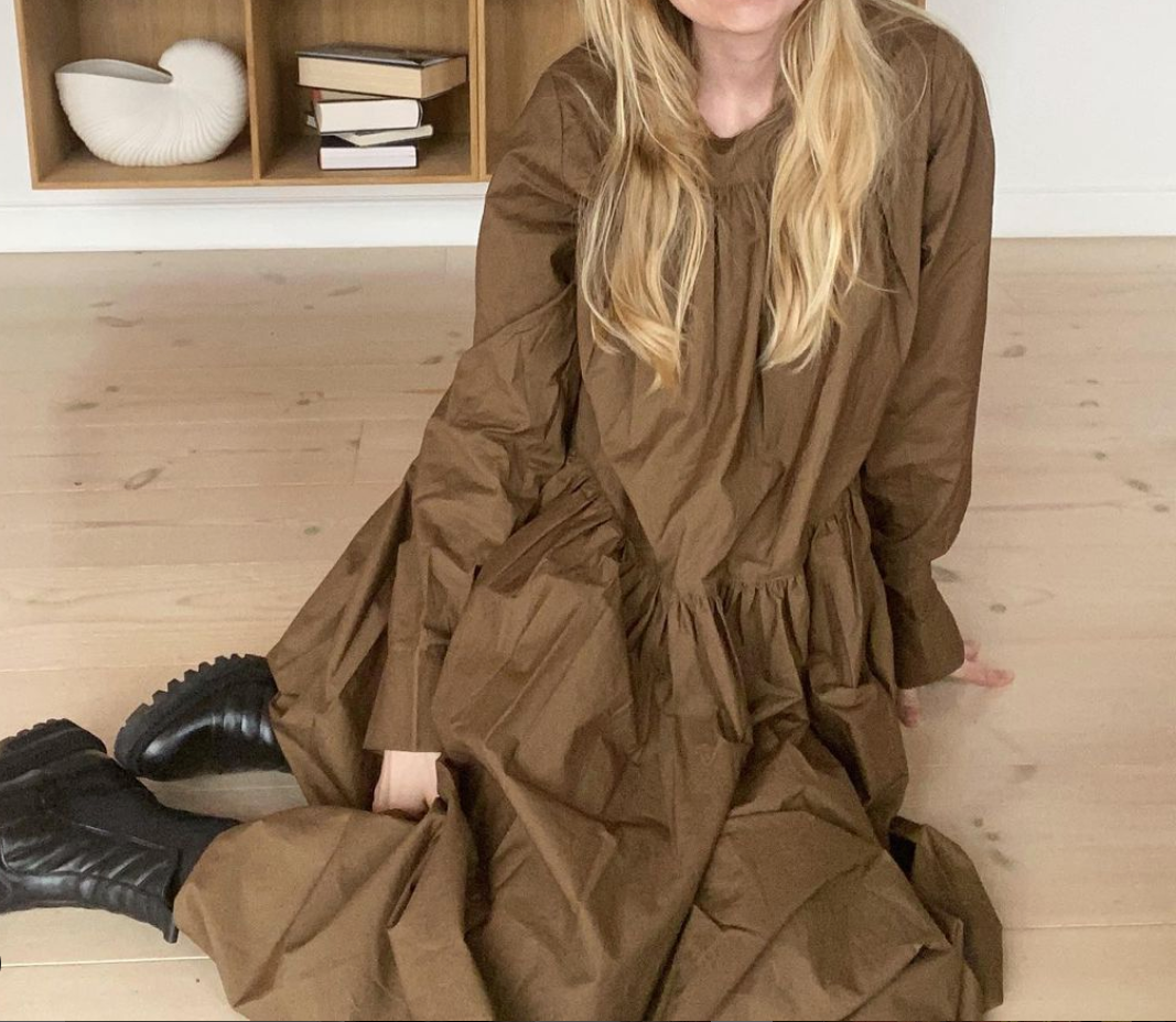 Paloma Dress - Deep Sand