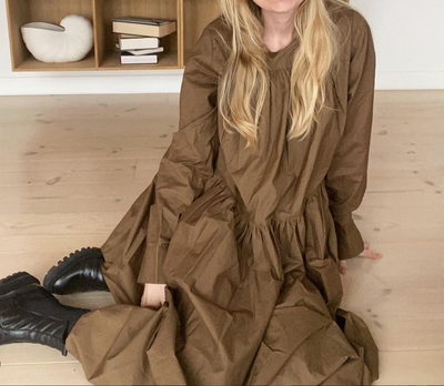Paloma Dress - Deep Sand