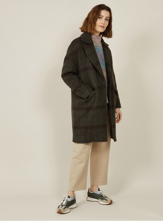 Volcan Coat Army Brown