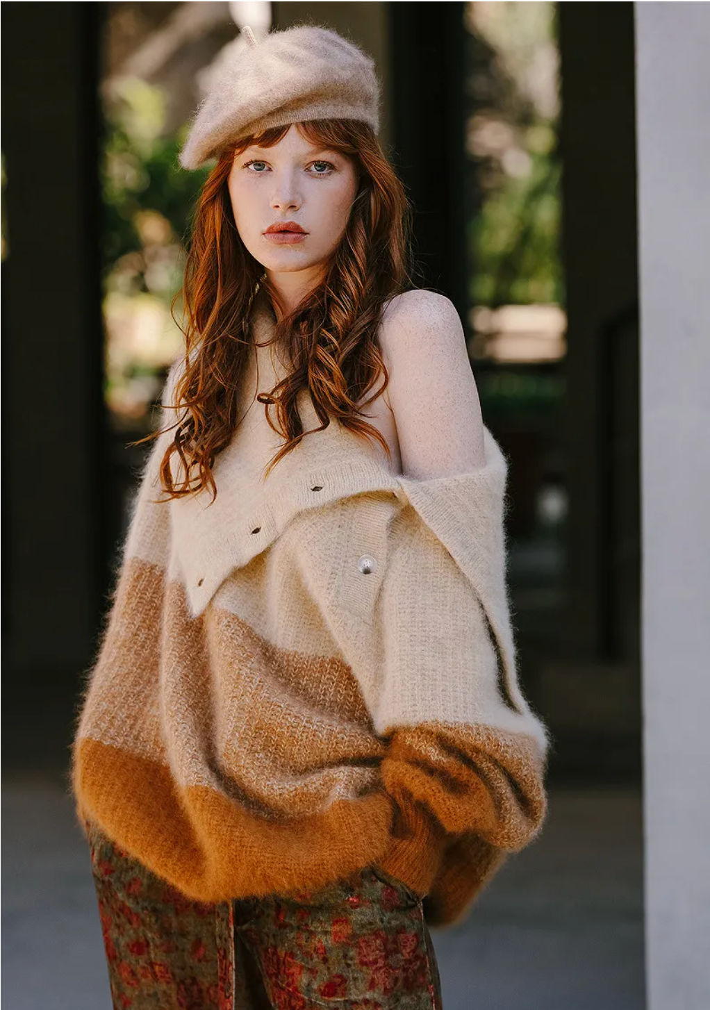 Charlotte Knitted Sweater - Beige