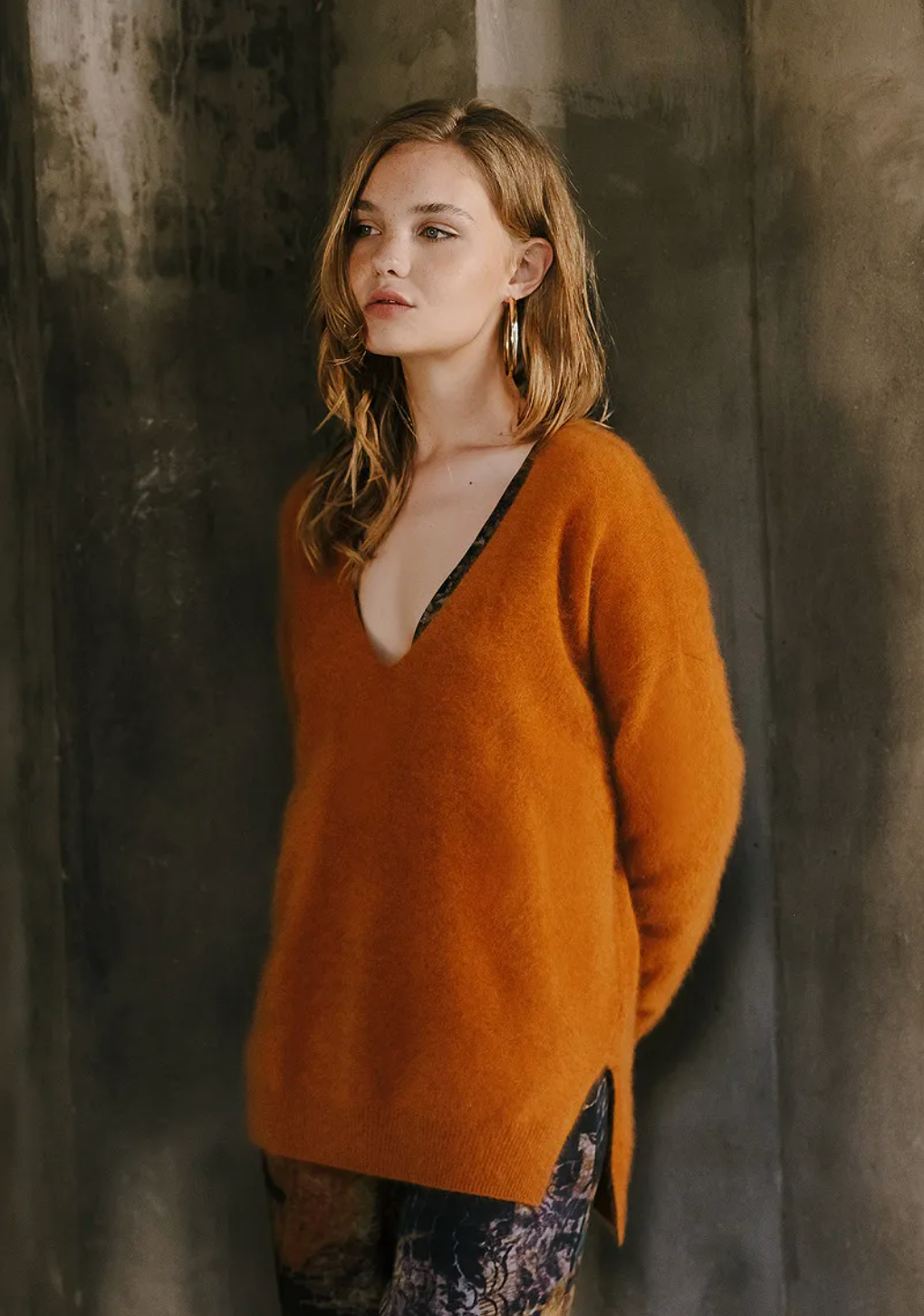 Cheryl Knitted Sweater - Ocre