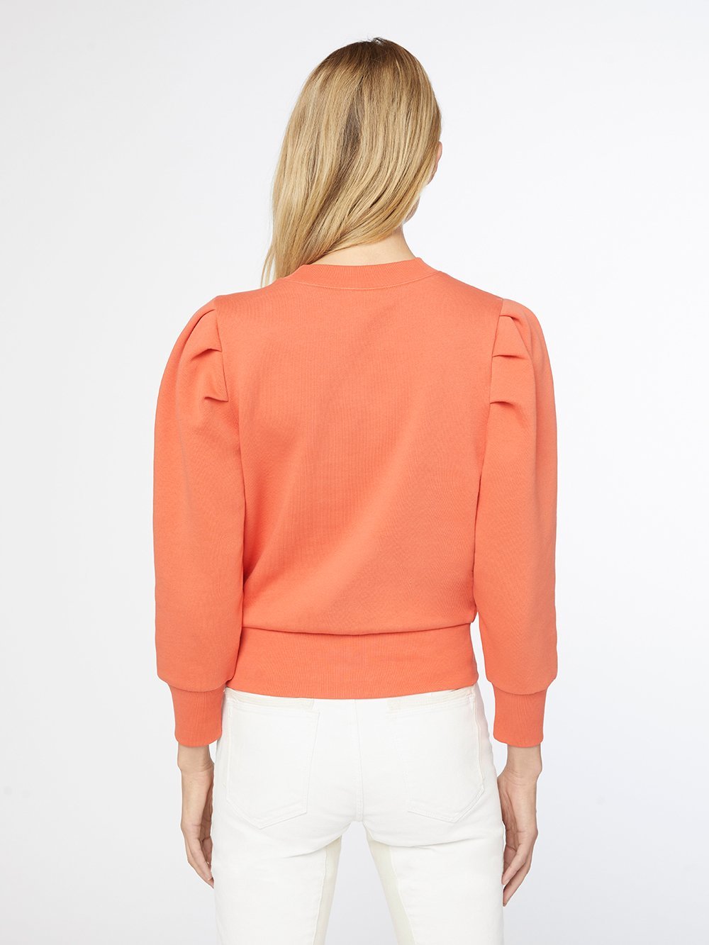 Shirred Sweatshirt sunkist