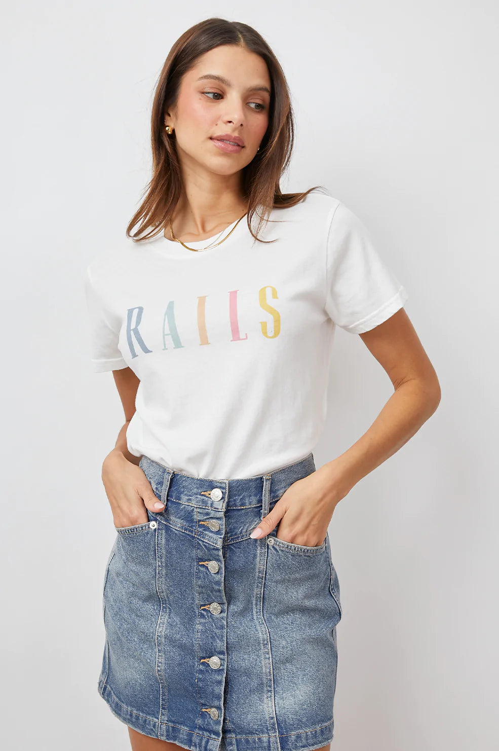 The Canyon Mini Skirt- Old Indigo