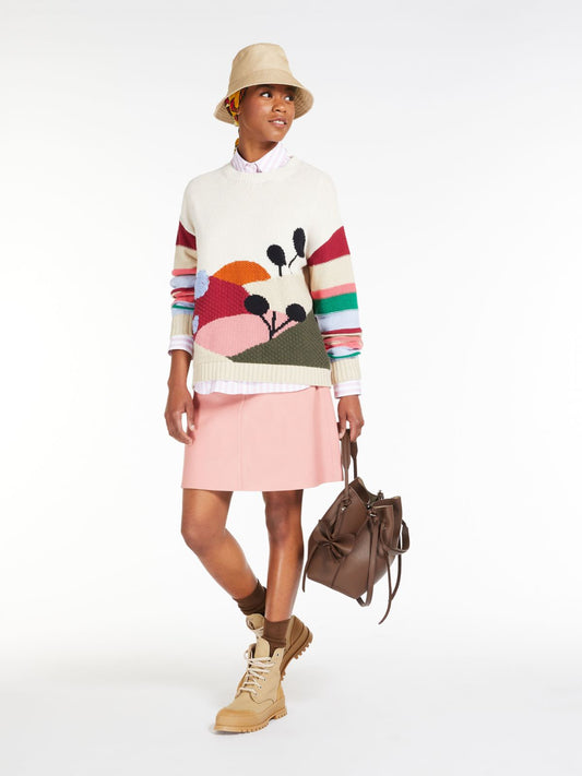 Cantu Leather Mini Skirt