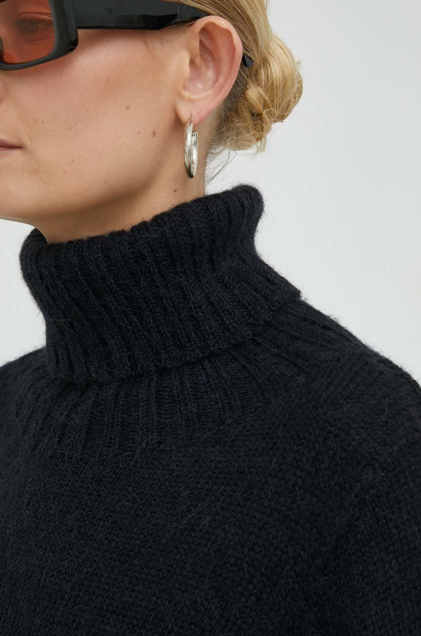 Tipp Knit Dress- Black
