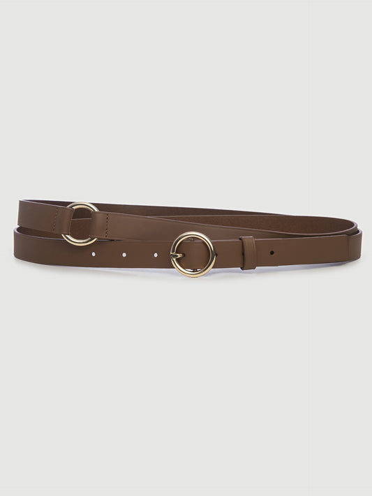 Double Wrap Belt Tobacco