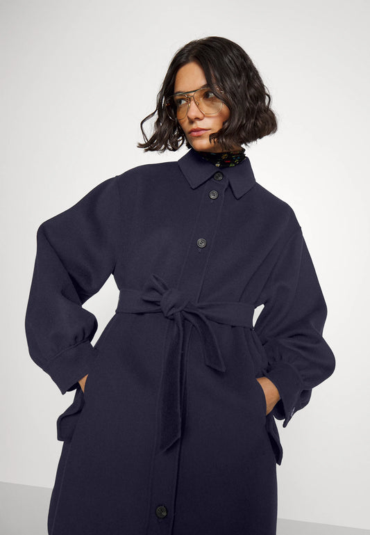 Fariseo Coat- Navy