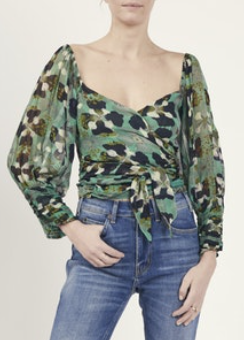 Hippie Top Vert Deau