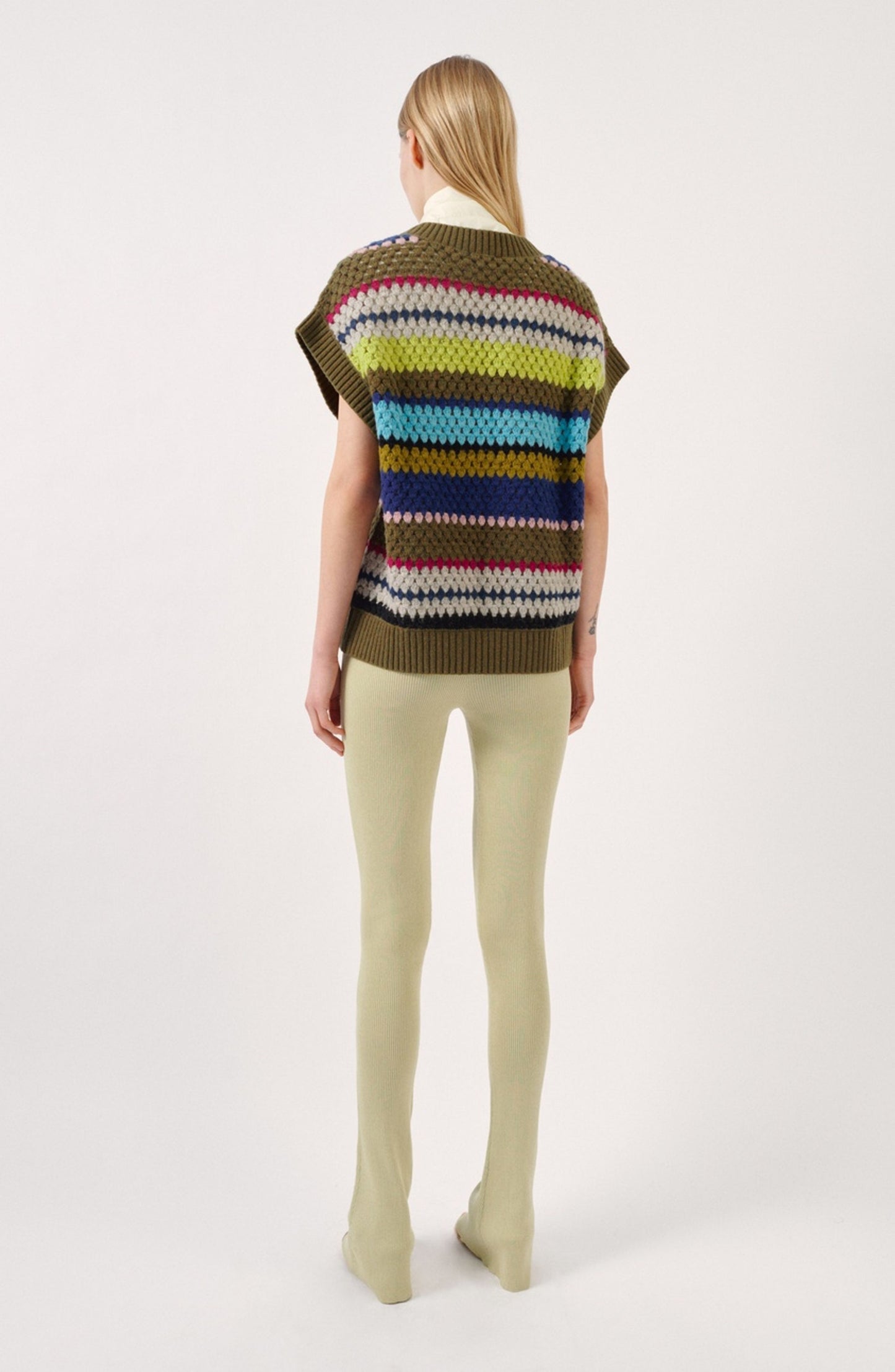 Coletta Sweater-Knit -Rainbow Stripe