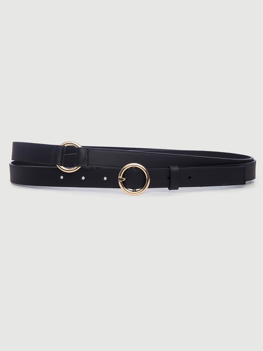 Double Wrap Belt Noir