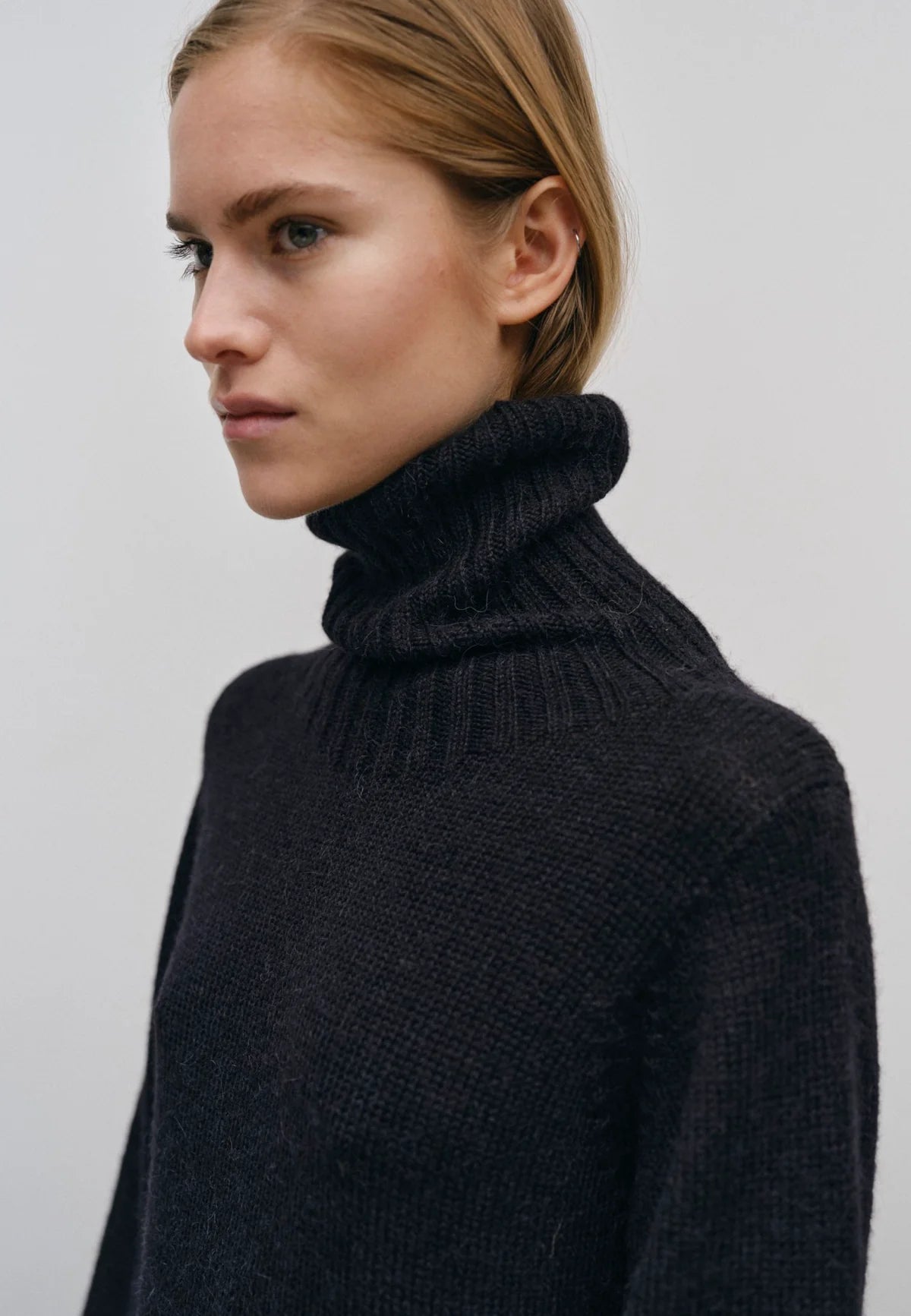 Tipp Knit Dress- Black