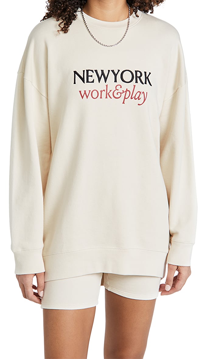 Work & Play Sweatshirt Whisper White