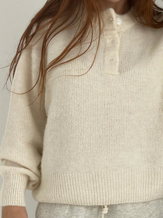 East Jumper Mother of Pearl