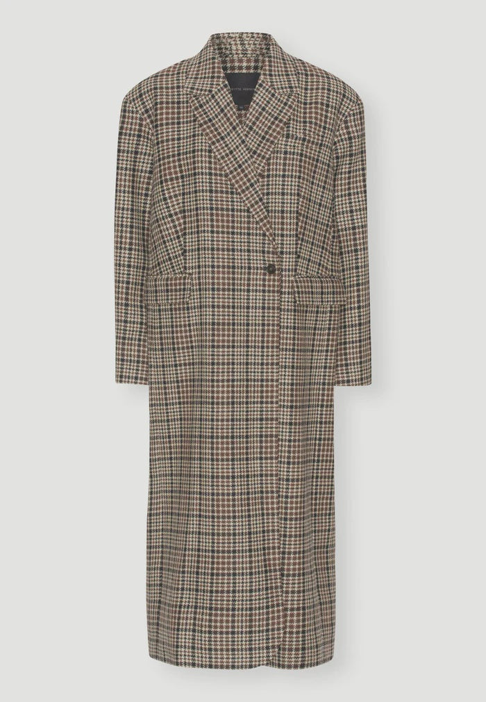Wanda Wool Coat Checkered