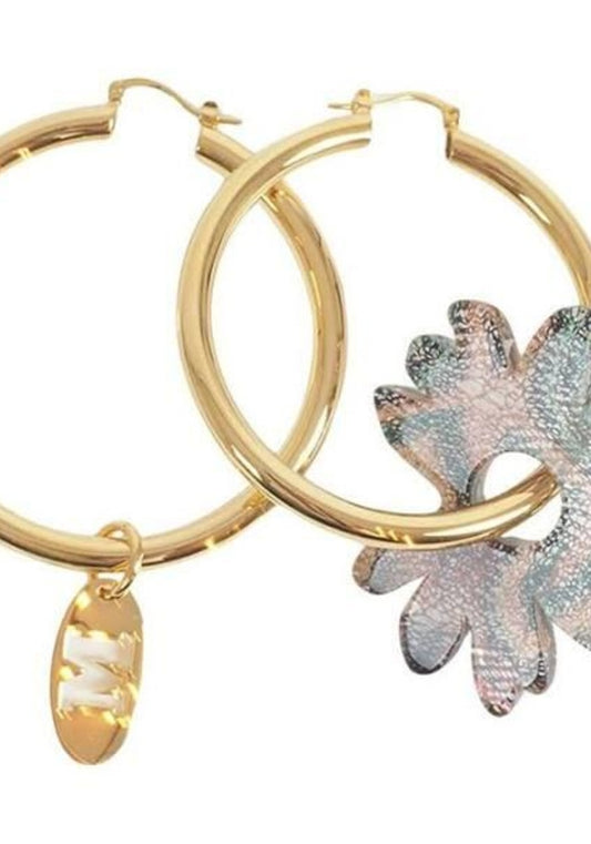 Missoni Gold Earrings - Purple Mix