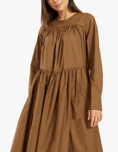 Paloma Dress - Deep Sand