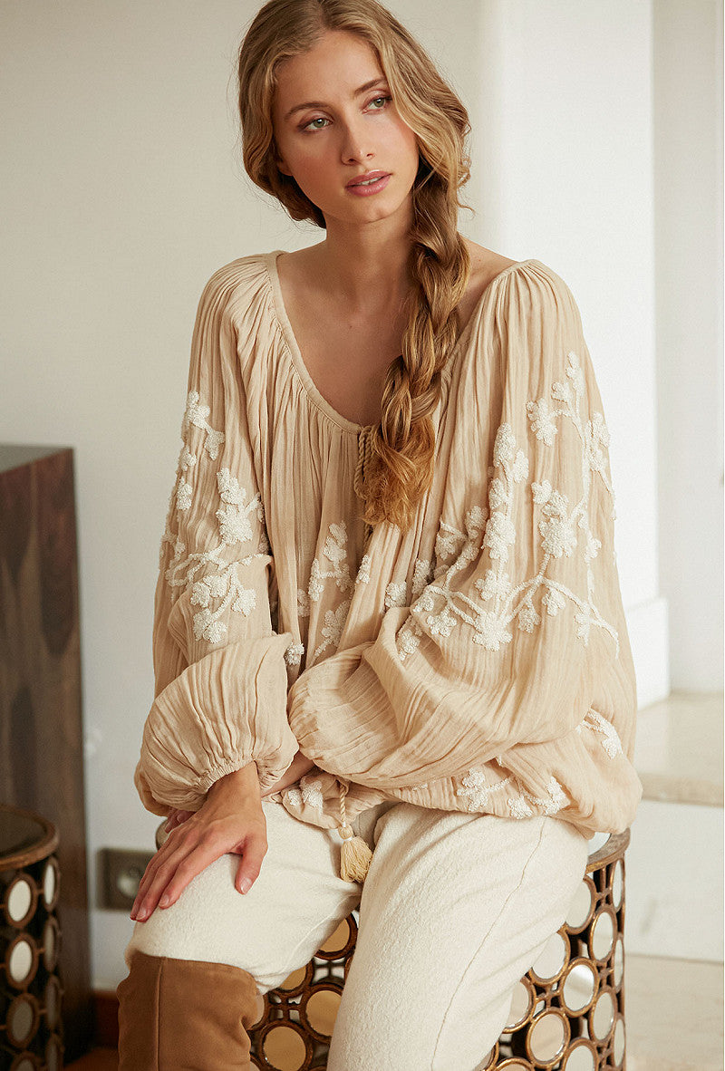Flocon Blouse - Natural