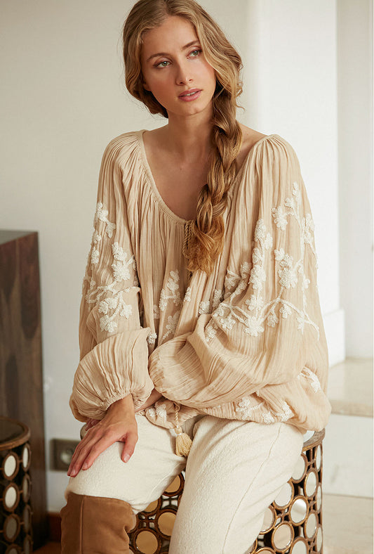 Flocon Blouse - Natural