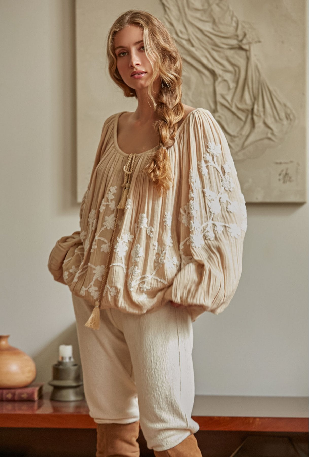 Flocon Blouse - Natural