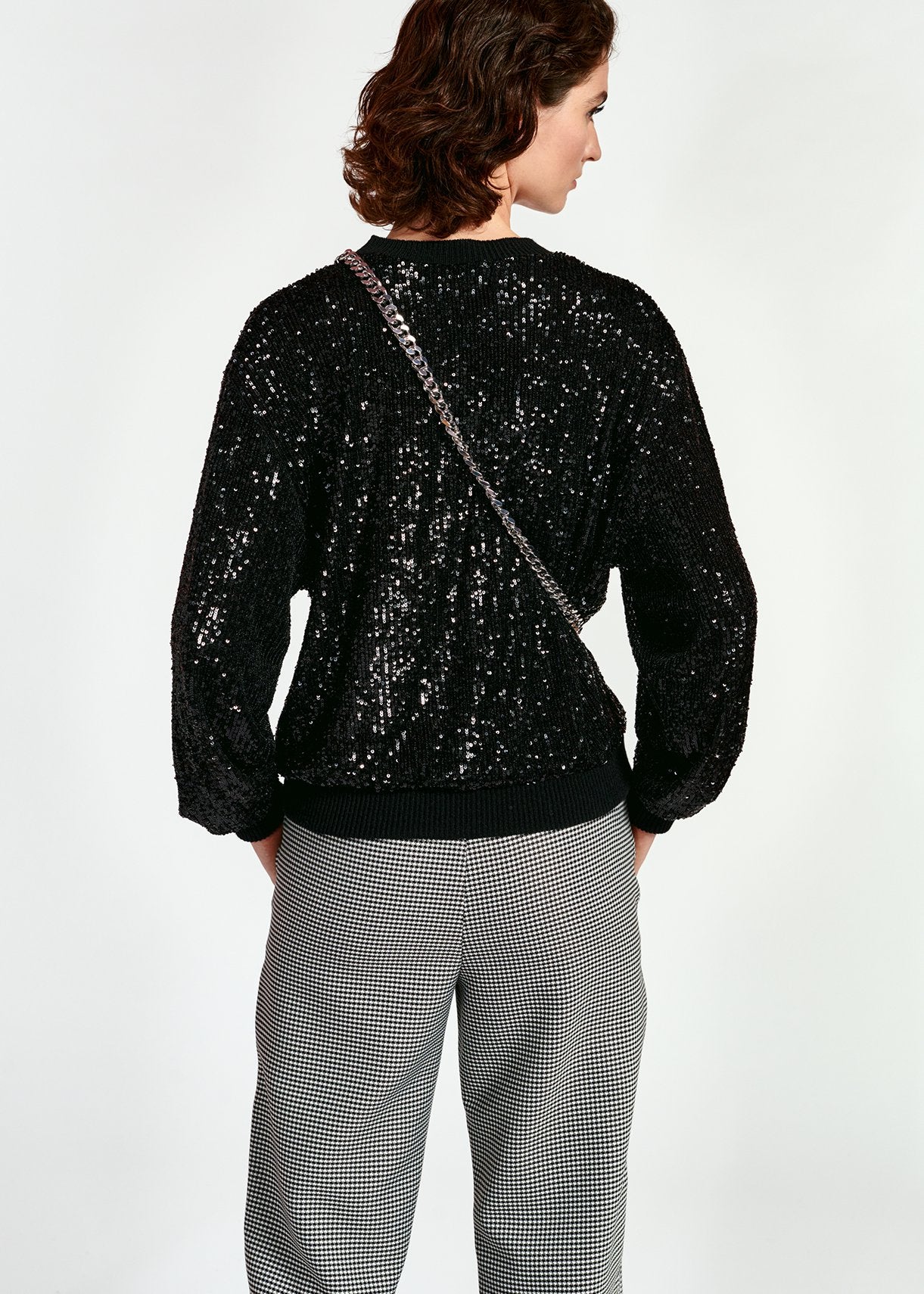 Wimmer Pullover - Black Shimmer and Shime